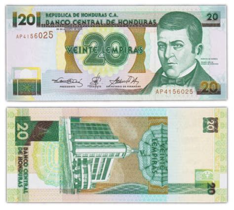 20 Lempiras 2001 Honduras New UNC P87a EBay