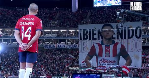 Misi N Lograda Chicharito Retorna A Chivas En Hist Rica Velada Rojiblanca