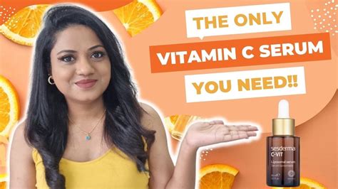 Dermatologist Recommended Vitamin C Serum Sesderma C Vit Liposomal Serum Ria Rajendran Youtube