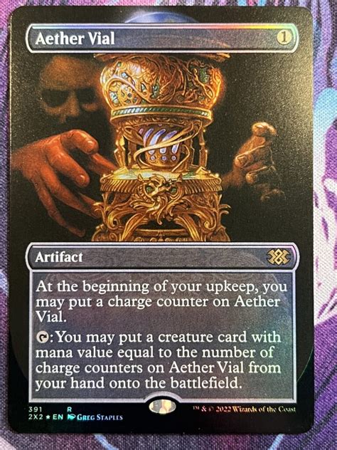 Aether Vial Full Art Foil Bootleg Mage