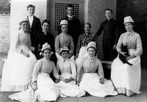 Victorian Era Upper Class Staff At Quex House C 1887 Archive Image From The Powell Cotton