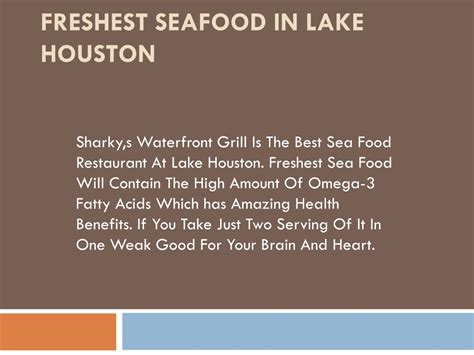 PPT - Breviary effects of freshest seafood. PowerPoint Presentation