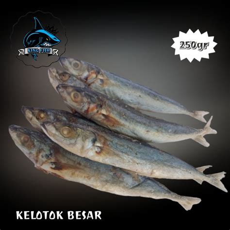 Jual IKAN ASIN KERING KLOTOK BESAR KEMASAN 250GR MURAH BERKUALITAS