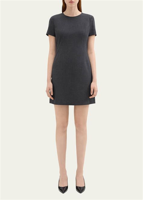 Theory Jatinn Wool Dress Bergdorf Goodman