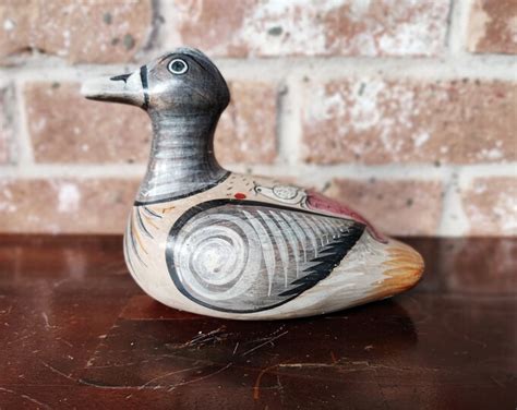 Tonala Pottery Mexico Folk Art Duck Tonala Pottery Mexican Pottery Etsy