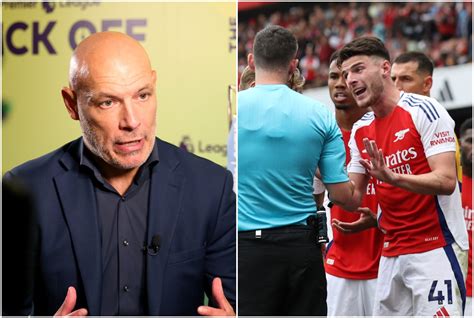 Arsenal News Howard Webb On Declan Rice Red Card