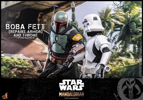 Hot Toys The Mandalorian Boba Fett Repaint Armor And Throne The Toyark News