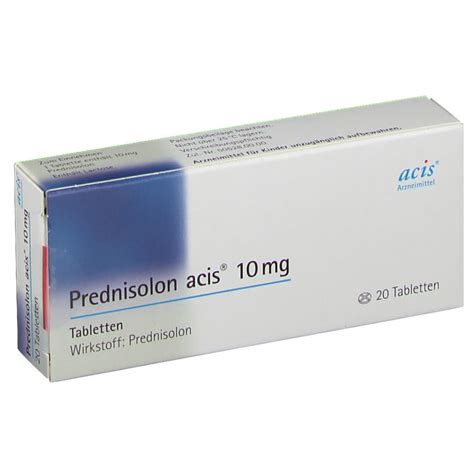 Prednisolon Acis 10 Mg 20 St Shop Apotheke