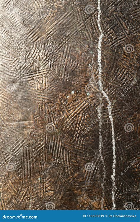 Molten Metal Background Photograph In Silver Stock Image Image Of