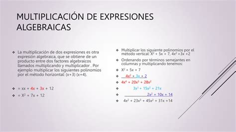 Expresiones Algebraicas Y Productos Notable Pptx