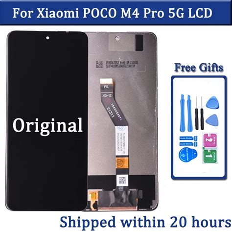 Xiaomi 適用於小米 Poco M4pro 的小米 Poco M4 Pro 5g 液晶顯示屏觸摸屏數字化儀 框架 蝦皮購物