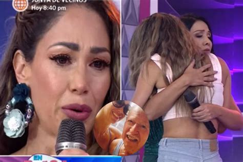 Melissa Loza Llora Desconsoladamente En Vivo Al Recordar A Su Fallecido