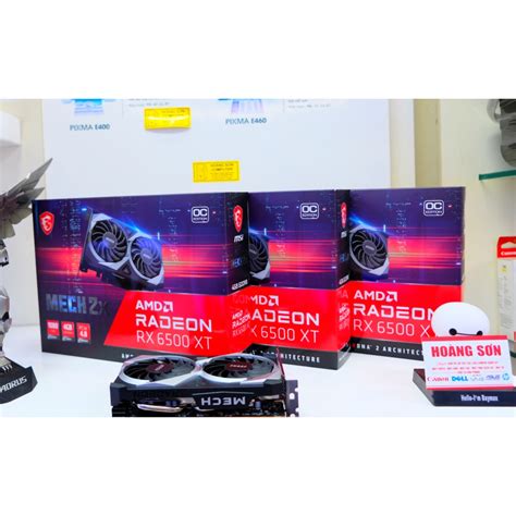 Vga Msi Radeon Rx 6500 Xt Mech 2x 4g Oc 2 Fan Sale Shopee Việt Nam