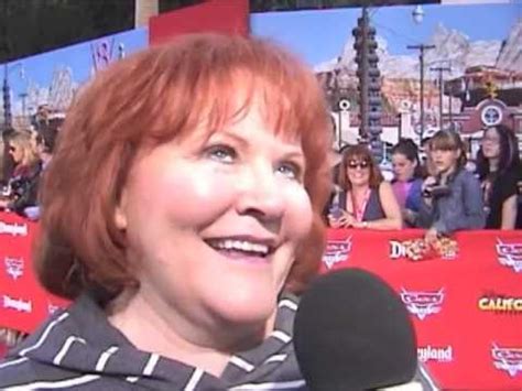 Edie McClurg, voice of Minny at the Cars Land Grand Opening at DCA ...