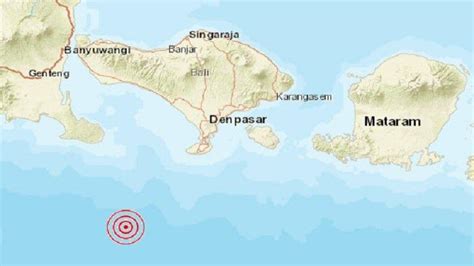 Jumat Pagi Gempa Magnitudo Guncang Bali Getarannya Terasa Hingga