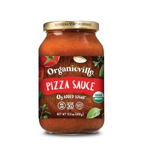 Organicville Pizza Sauce Oz Vitacost