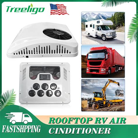 Treeligo Electric Rv V V Roof Air Conditioner Heat And Cool Rv