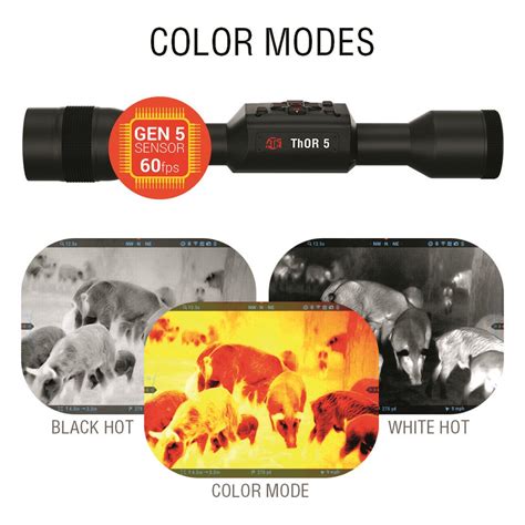 Atn Thor X X Smart Hd Thermal Rifle Scope With Dual