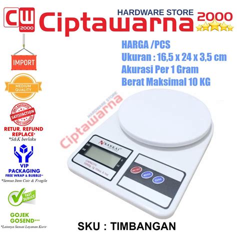 Jual Scale Kitchen Timbangan Dapur Digital Max Kg Sf Kue Camry