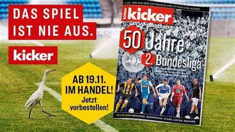 50 Jahre 2 Bundesliga So Sieht Das Neue Kicker Sonderheft Aus Kicker