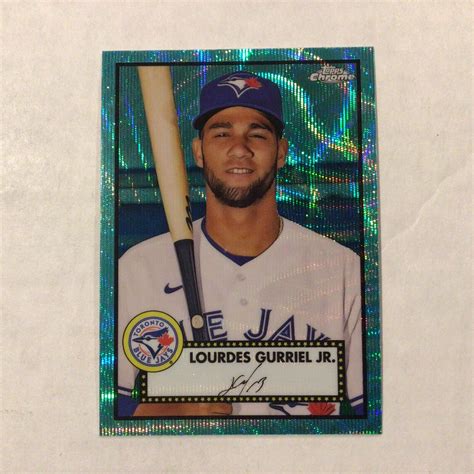 2021 Topps Chrome Platinum Anniversary Aqua Wave Refractor Lourdes