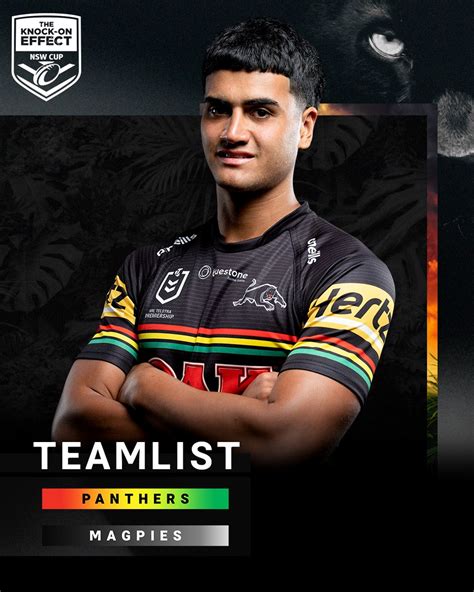 Penrith Panthers On Twitter Teamlist Time A Handful Of Changes