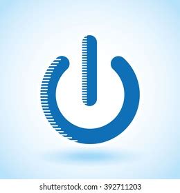 Power Button Design Stock Vector (Royalty Free) 392711203 | Shutterstock