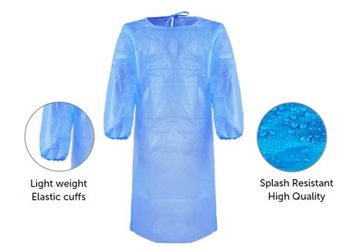 Isolation Gown Non Woven Disposable M Africa Medical Supplies