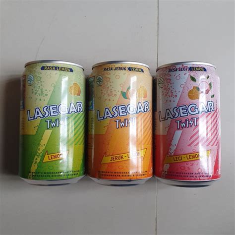 Jual Lasegar Twist Minuman Kaleng Orange Lemon Lychee Dus X Ml