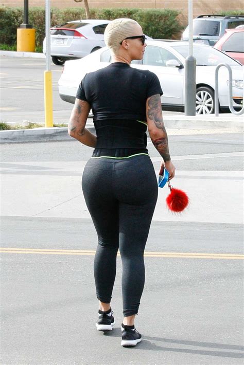 Amber Rose Booty In Leggings 08 Gotceleb