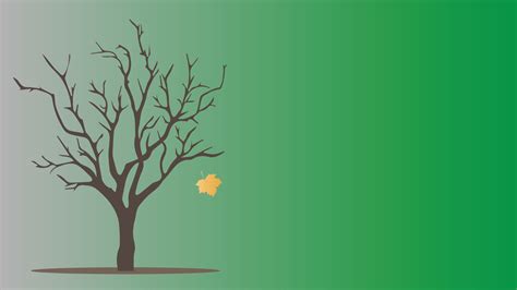 The Last Leaf Fell From The Dead Tree 10589282 Vector Art At Vecteezy