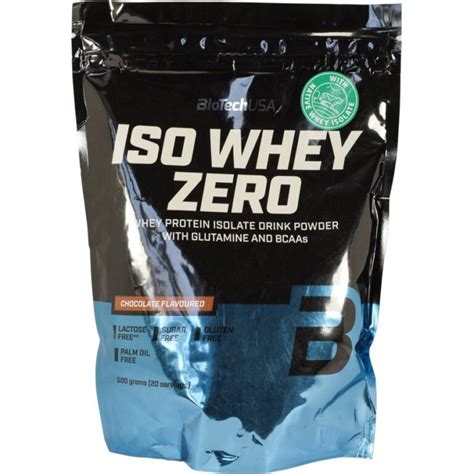 Bio Tech Iso Whey Zero csokoládé ízű Fehérje italpor 500 g Magyar