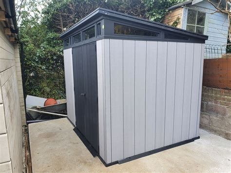 Keter Artisan Plastic shed installation Coulsdon London