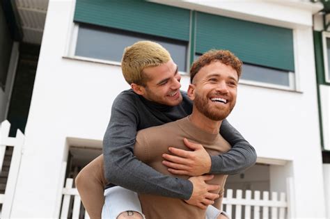 Free Photo Gay Couple Spending Time Together On The Beach