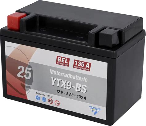 Cartec Gel Motorradbatterie Ytx Bs Ah A Kaufen Globus Baumarkt