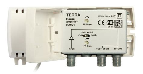 Усилитель ТВ сигнала Terra HA 024 антенный вход / выход, 20/30 dB ...