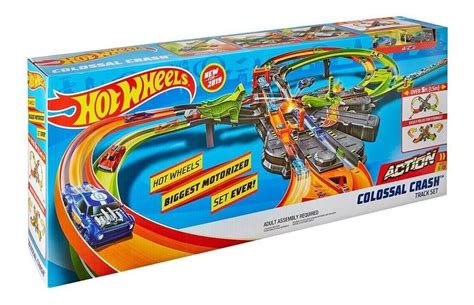 Pista Hot Wheels Choque Colossal Gfh Mattel Parcelamento Sem Juros