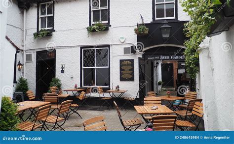 The Beer Garden Of Ye Olde Starre Inn Pub In York Northern England