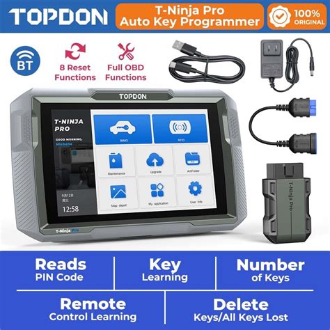 TOPDON T Ninja Pro And T Darts IMMO Key Programming Car Diagnostic