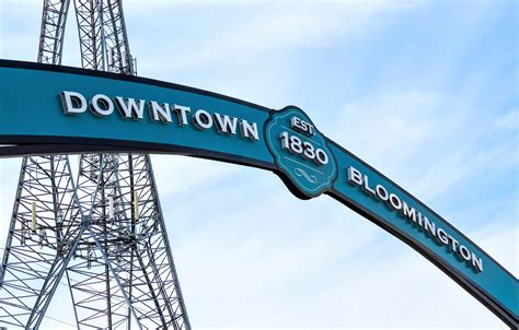 Downtown Bloomington Illinois Wayfinding Ace Sign Co