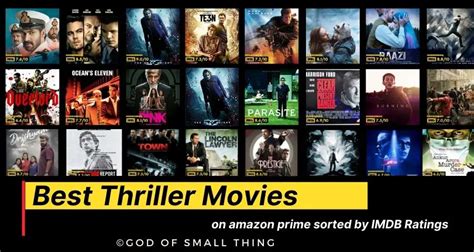 20+ Best Thriller Movies on Amazon Prime Sorted by IMDB Ratings | June 2023