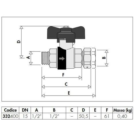 Ballstop V Lvula De Bola Con V Lvula De Retenci N Incorporada Caleffi