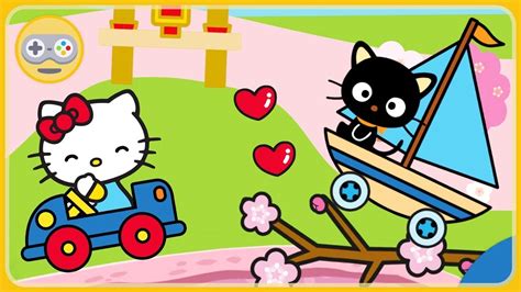 Хелло Китти машинки для детей - игра гонки по миру Hello Kitty Racing ...
