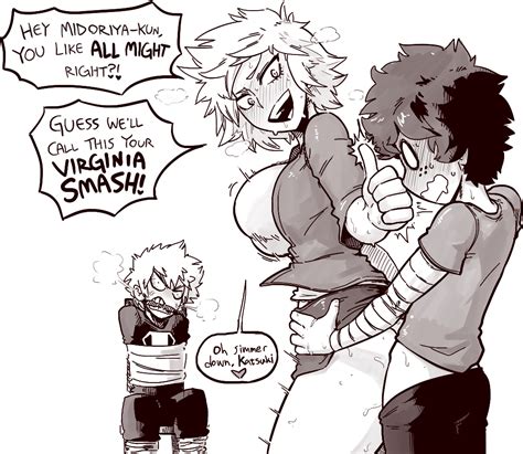 Midoriya Izuku Bakugou Katsuki And Bakugou Mitsuki Boku No Hero