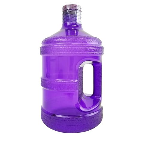 1 Gallon Bpa Free Reusable Plastic Drinking Water Big Mouth Bottle Jug Container With Holder