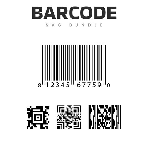 Barcode Svg Designs Master Bundles