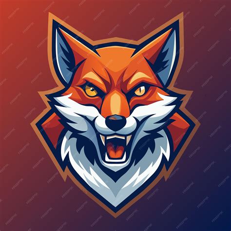 Premium Vector | Branding Identity Animal Scary Fox Open Mouth Vector ...