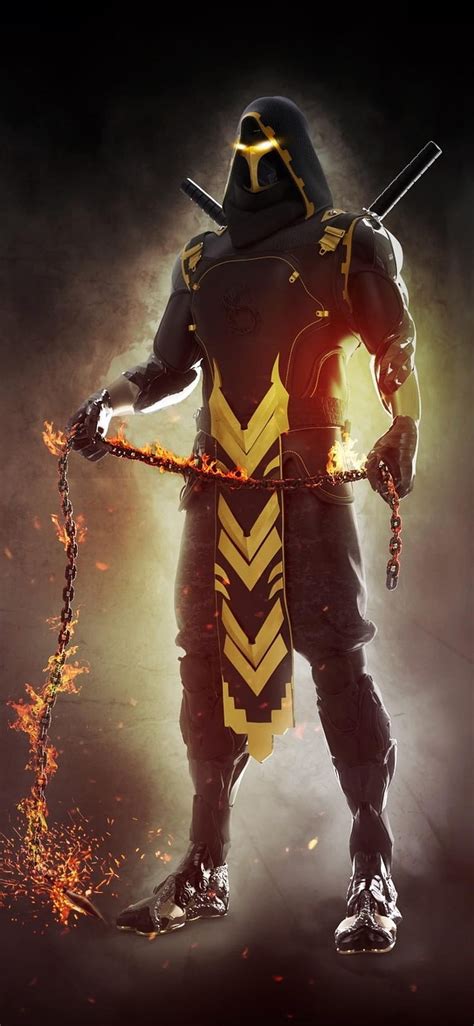 1125x2436 Mortal Kombat Scorpion For Android Mortal Kombat Scorpion Hd Phone Wallpaper Pxfuel