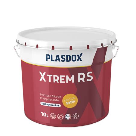 Peinture Plasdox Xtrem rs blanc 10l référence 3P12242 Séguret Décoration