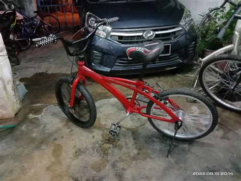 Basikal bmx merah 20, Sports Equipment, Bicycles & Parts, Bicycles on ...